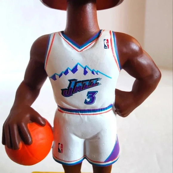 2001 Upper Deck Byron Russell Bobblehead Figure, #3 Jazz, VGC - Picture 6 of 7